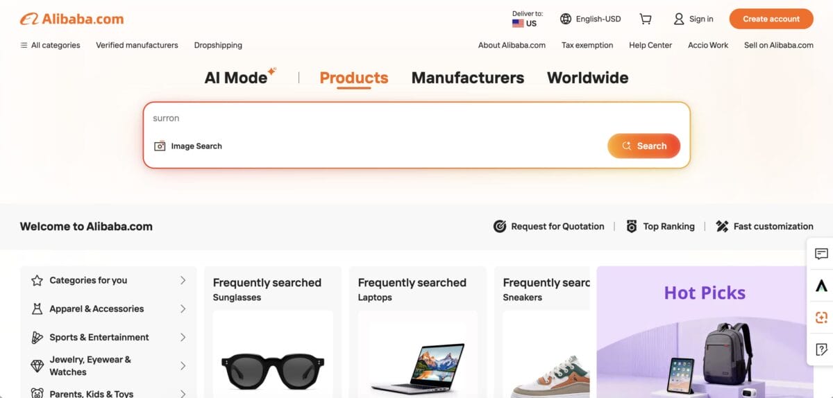 eBay Dropshipping Supplier Alibaba