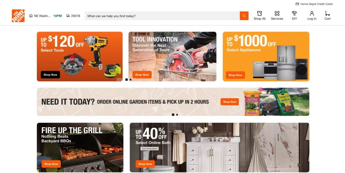 Home Depot Canada for dropshipping