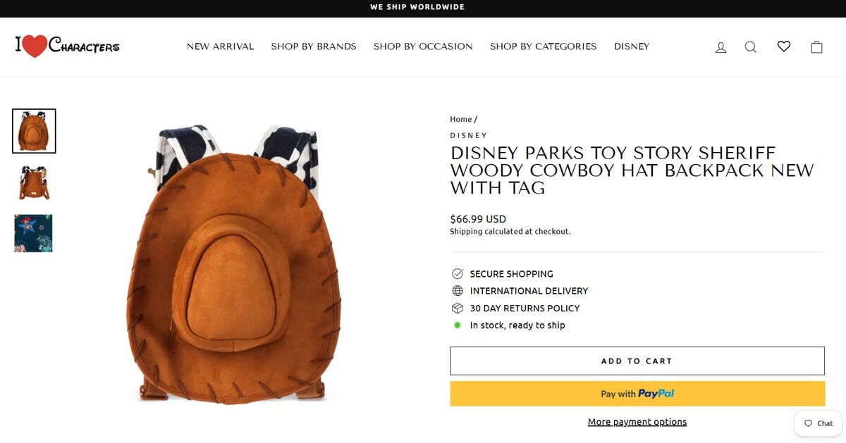 Rodeo Packs cowboy hat backpack
