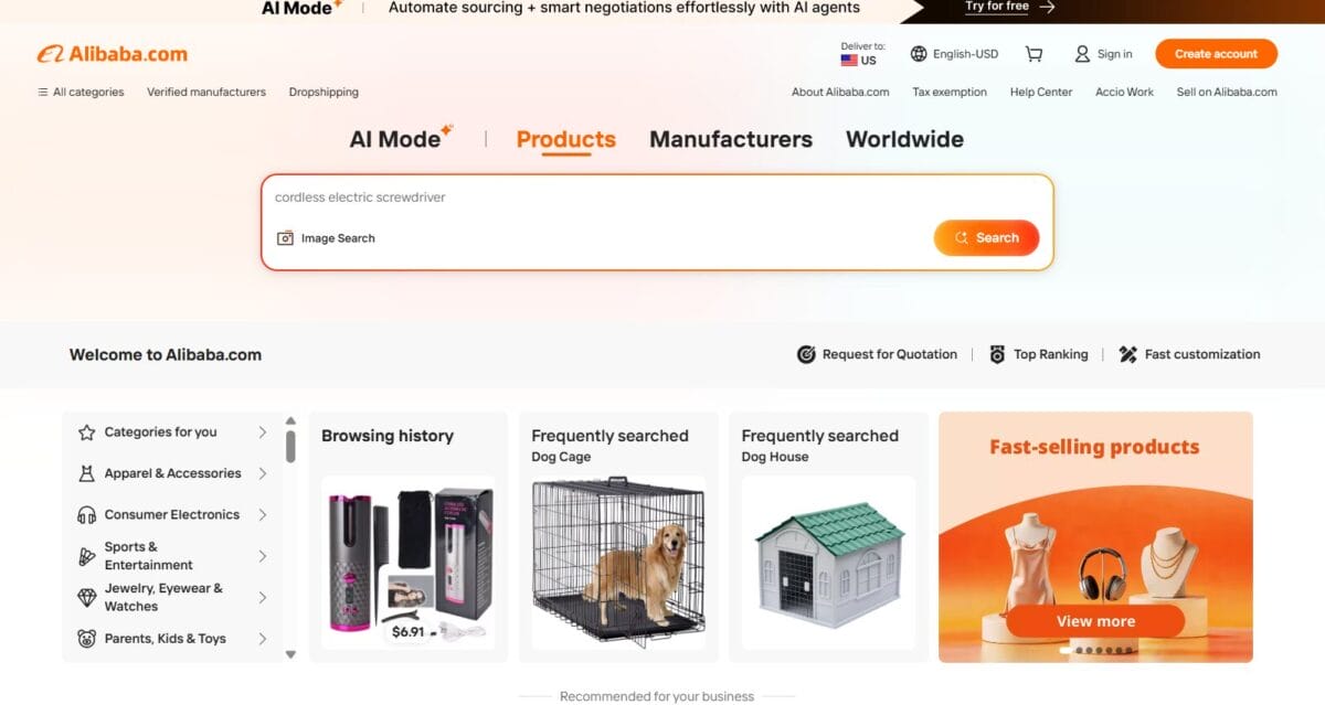 Alibaba best dropshipping suppliers