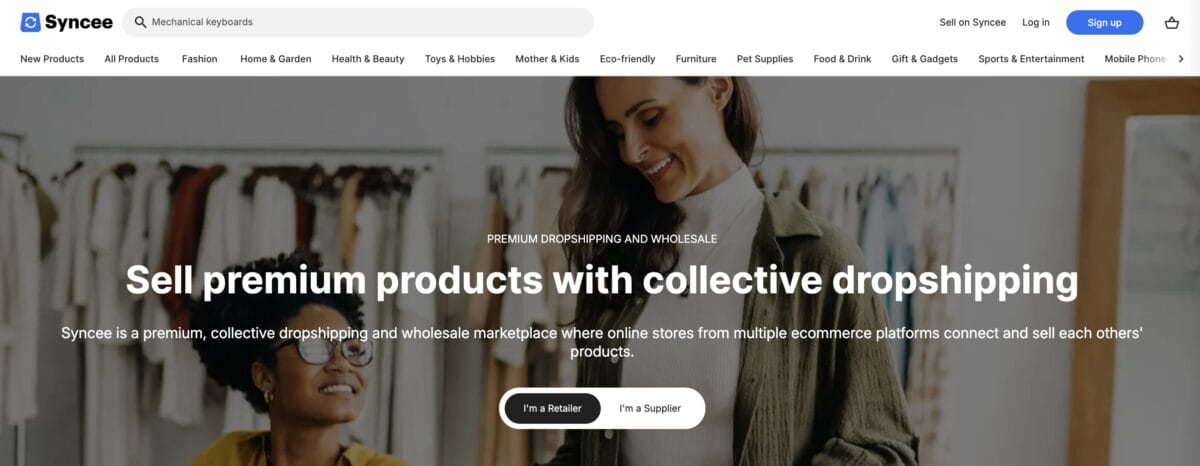 Syncee, one of Shopify dropshipping suppliers
