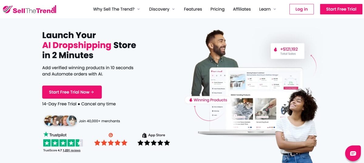 sell the trend for dropshipping research