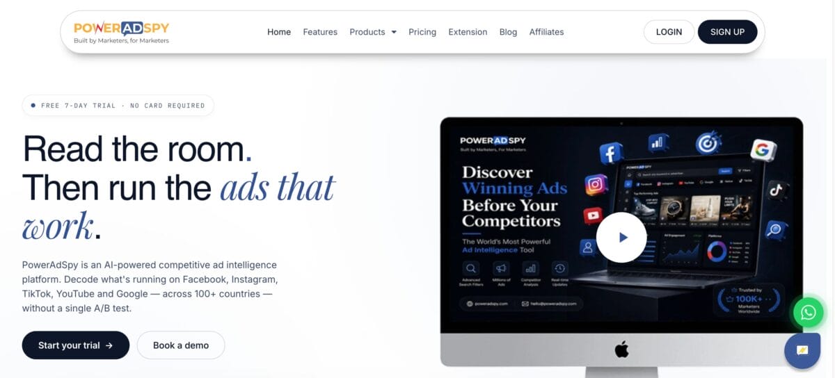 PowerAdSpy best product research tools