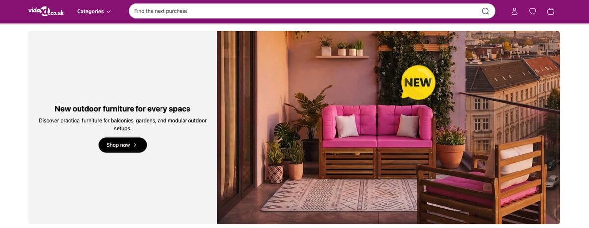 VidaXL UK, one of the best suppliers for eBay UK dropshipping