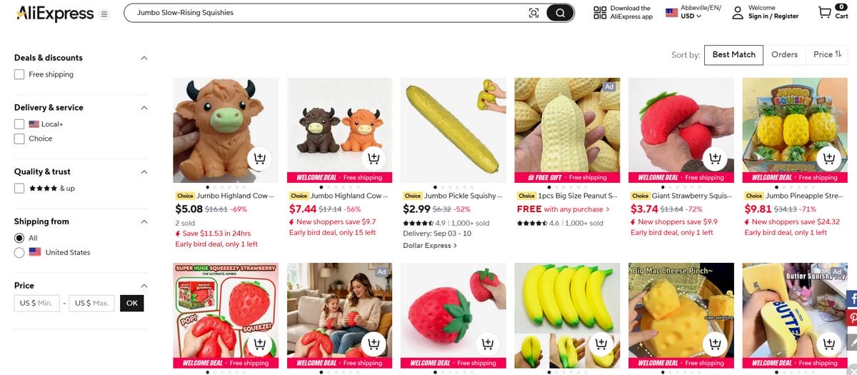 Best Squishy Toys to dropship in 2026