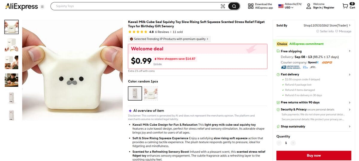 Best niches to dropship in 2026: squishy toys