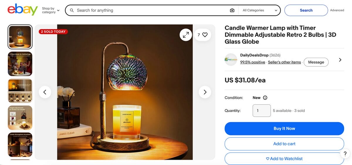 Candle Warmer From Ebay For Autumn Dropshipping