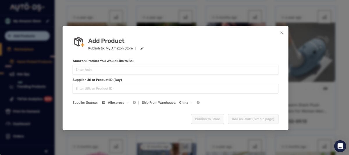 Source and Import Promising Products with AutoDS