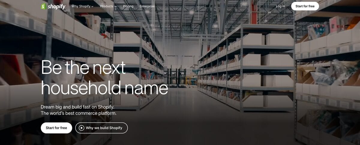 Shopify, one of the top Etsy dropshipping suppliers