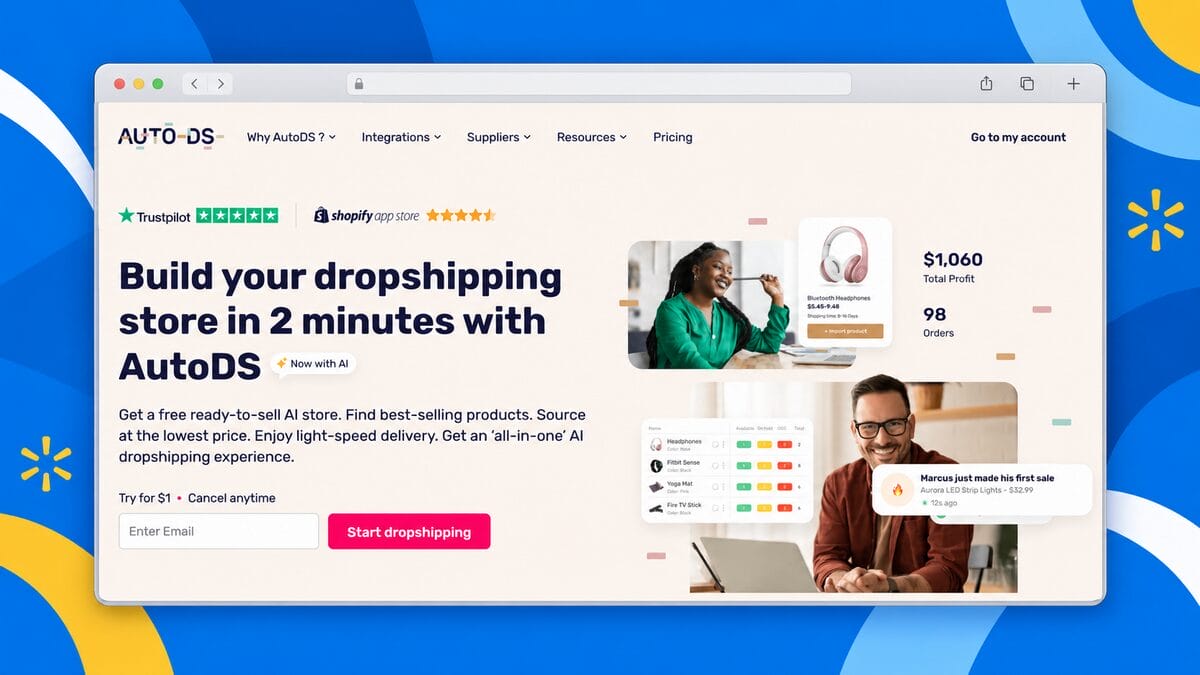 Automate Your Walmart Dropshipping Business With AutoDS