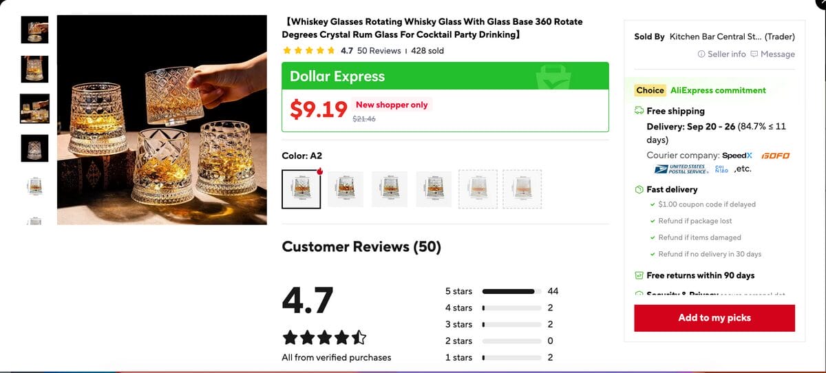 Spinning Whiskey Glass & Ice Ball Mold