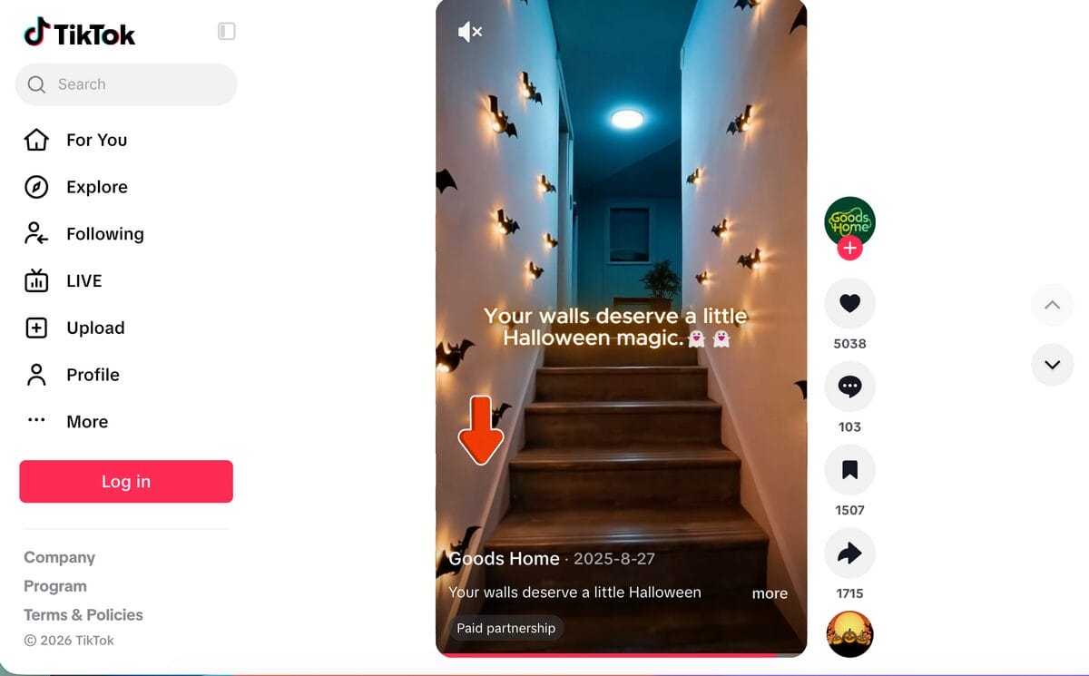 LED Halloween Bats TikTok Ad For Dropshipping in october