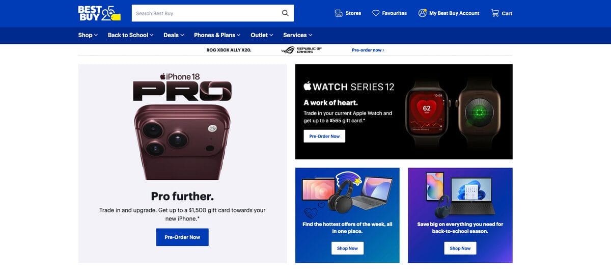 Best Buy Canada, one of the best Canadian dropshipping suppliers