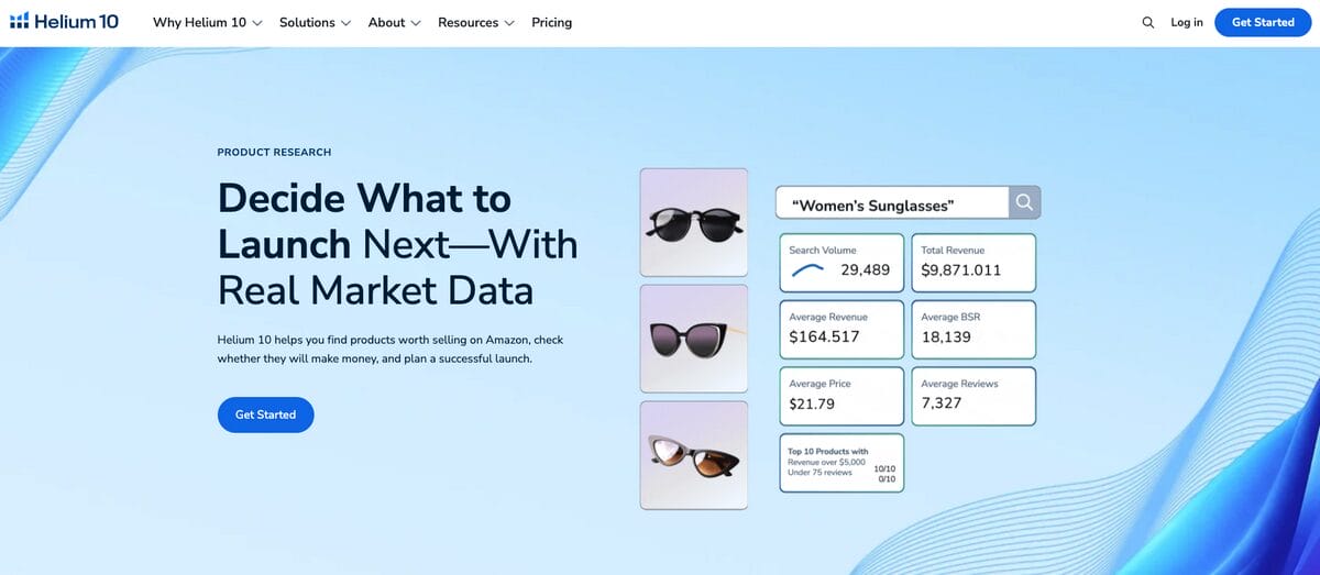 Helium 10, one of the best Amazon dropshipping software