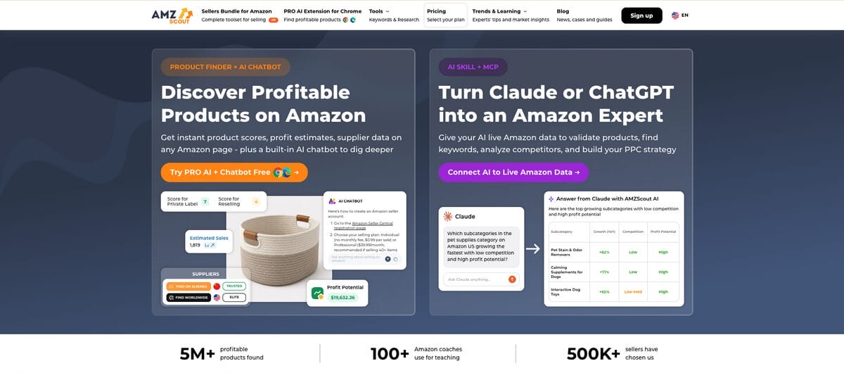 AMZScout, one of the best Amazon dropshipping software