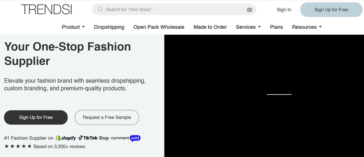 Trendsi fashion private label dropshipping supplier