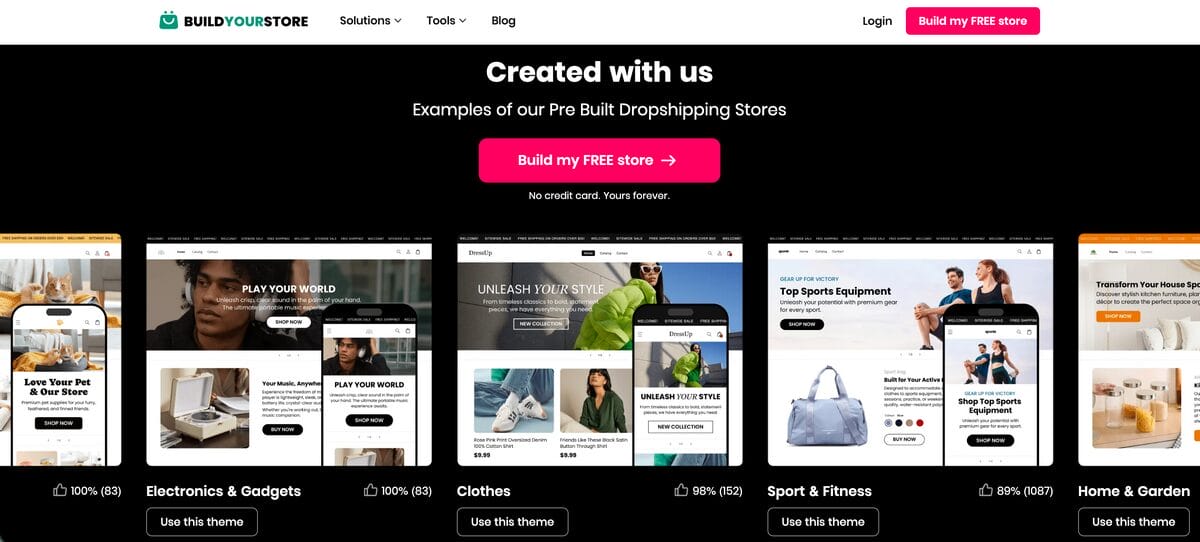 BuildYourStore Free Shopify Theme Alternatives
