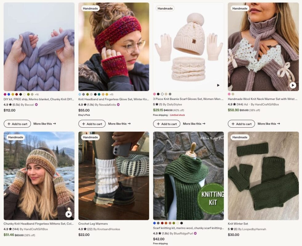 Chunky Knit Warmer Set, one of the best Chinese Bachelor Day products