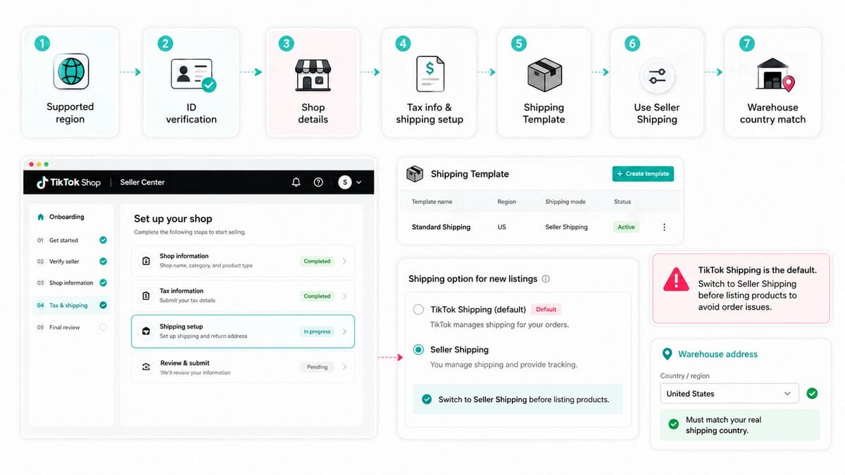 Steps to Create A TikTok Dropshipping Store