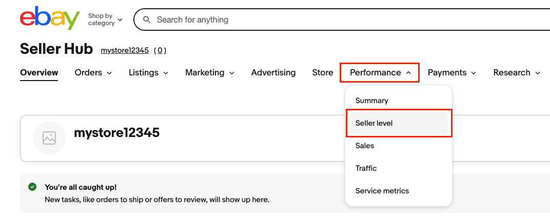 Seller eligibility for eBay promoted listings
