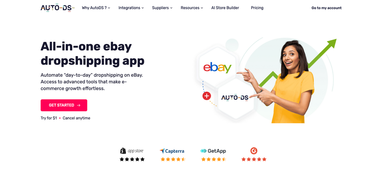 AutoDS eBay integration for keeping eBay promoted listings optimized and updated