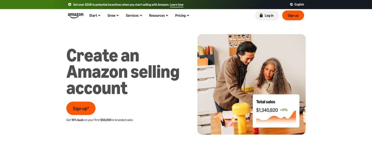 Amazon seller central for dropshipping on Amazon