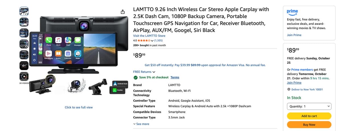 Multimedia System, one of the best auto parts dropshipping products