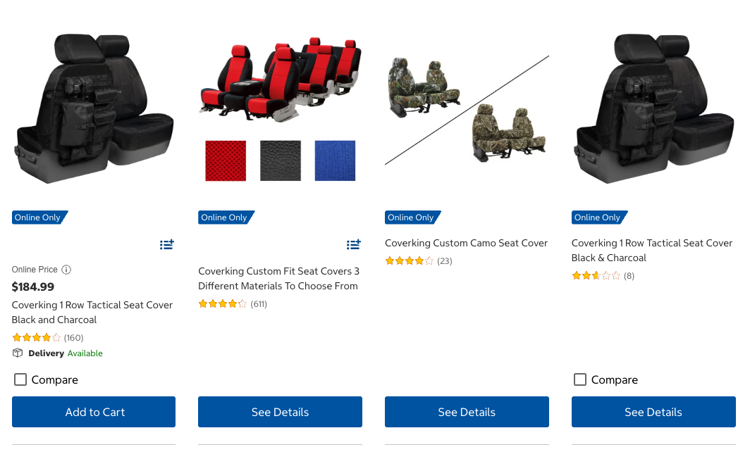 Car Seat Cover, one of the best auto parts dropshipping products