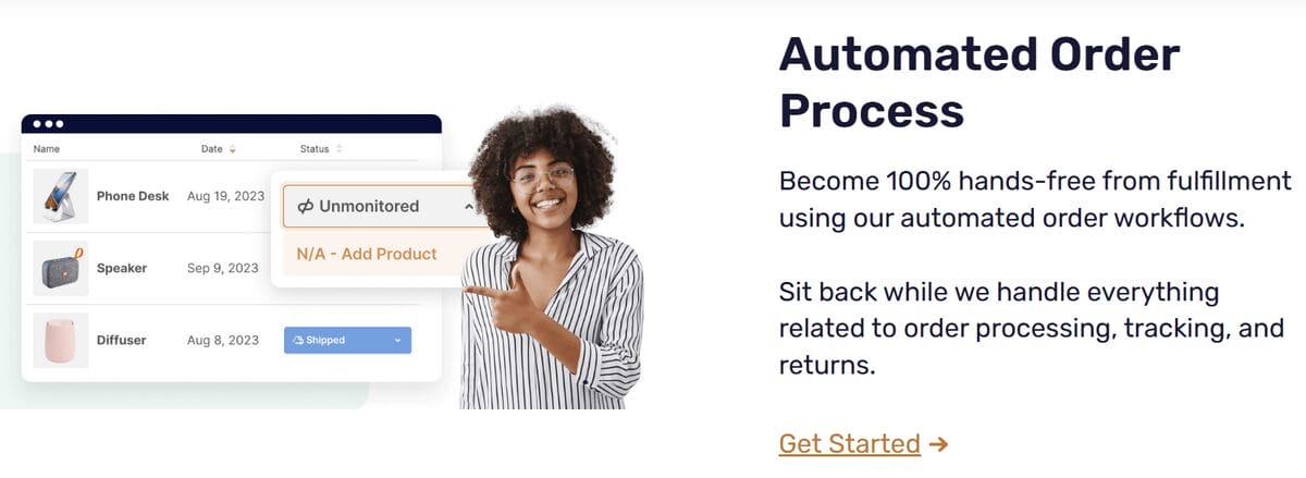 AutoDS automated order processing feature for managing fulfillment, tracking, and returns