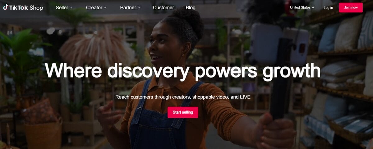 TikTok Shop Homepage